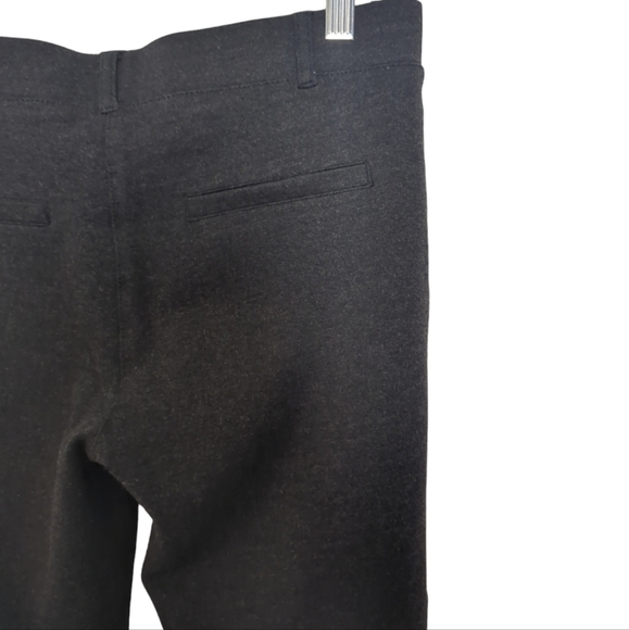 BetaBrand Charcoal Gray Pull-on Cropped Career Work Pants Size Medium - Picture 4 of 5